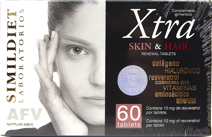 картинка Xtra Skin & Hair 60 tablets